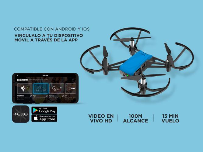 Drone DJI Tello Boost Combo Cámara HD Video y Foto en Vivo + Accesorios - 2