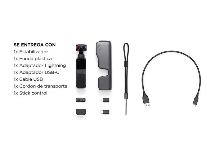 Cámara DJI Osmo Pocket 2 Estabilizador Mecánico de 3 Ejes 4K 60fps - 5