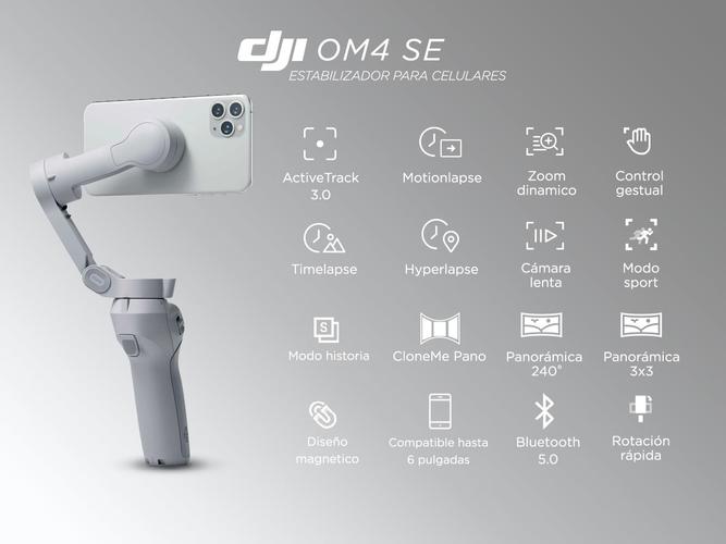 Estabilizador DJI Osmo Mobile 4 SE Videos Y Foto Función Panorámica - 1