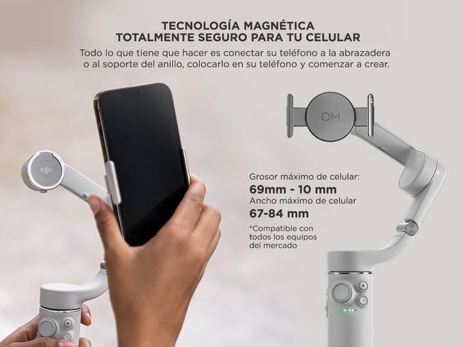 Estabilizador DJI Osmo Mobile 5 Videos Y Fotos Función Panorámica + Trípode Multisuperficie - 4