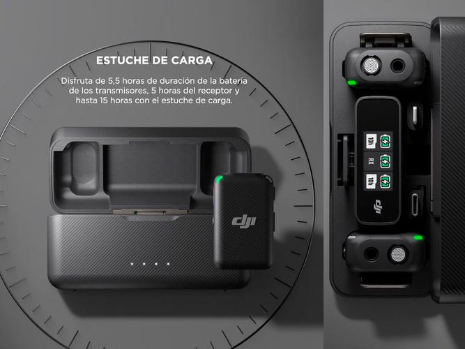 Sistema grabador de micrófono inalámbrico DJI Mic digital compacto 2,4 GHz - 4