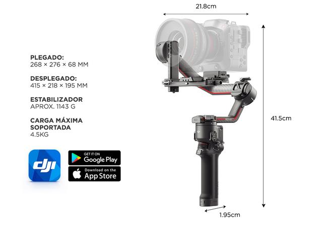 Estabilizador de Cámara DJI RS3 PRO Combo Ronin - 5