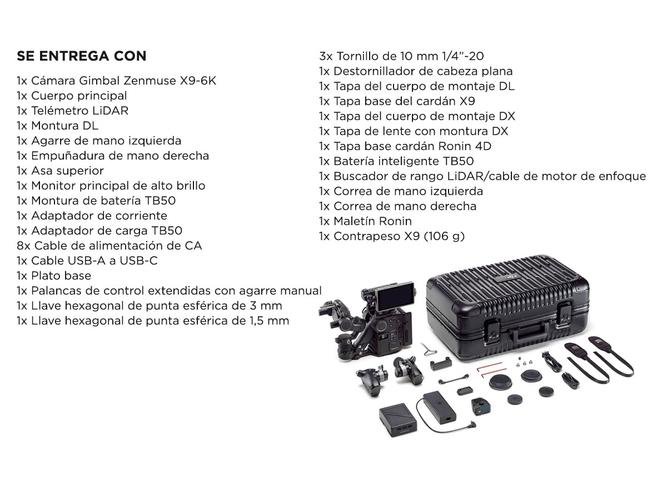 Cámara Gimbal de fotograma DJI Ronin 4D-6K completo para imágenes cinematográficas - 5
