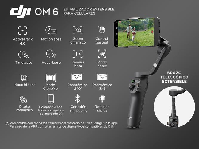 Estabilizador De Teléfono DJI Osmo Mobile 6 - 1