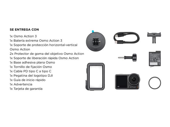 Cámara DJI Osmo Action 3 Standard Combo 4K IP68 Dual Screen - 5