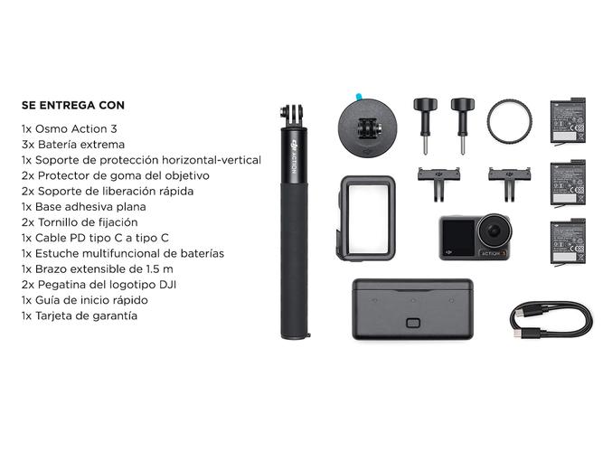 Cámara DJI Osmo Action 3 Adventure Combo 4K Dual Screen - 5