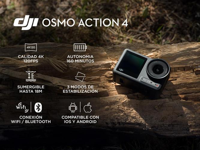 Cámara DJI Osmo Action 4 Standard Combo 4K Dual Screen - 1