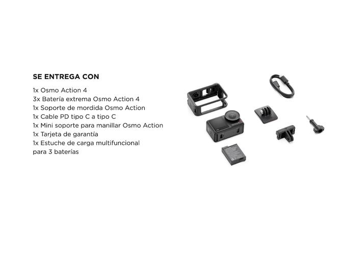 Cámara DJI Osmo Action 4 Adventure Combo 4K Dual Screen - 6