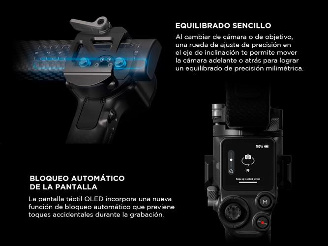 Estabilizador de Mano DJI RS 4 PRO Para Camaras Estabilización Profesional Versatilidad Avanzada y Control Total Outlet - 3