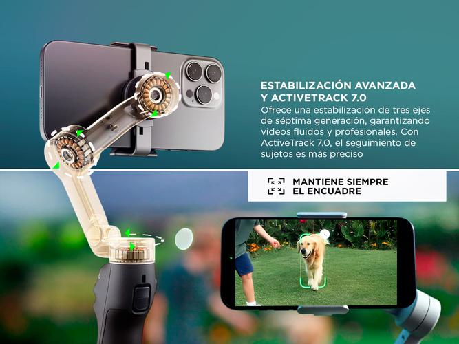 Estabilizador DJI Osmo Mobile 7 Pro Gimbal De Mano Para Celulares Trípode Integrado  Usado - 2