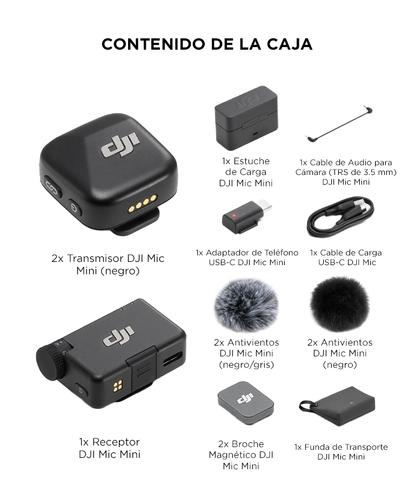 DJI Mic Mini (2 TX + 1 RX + Estuche De Carga) - 6