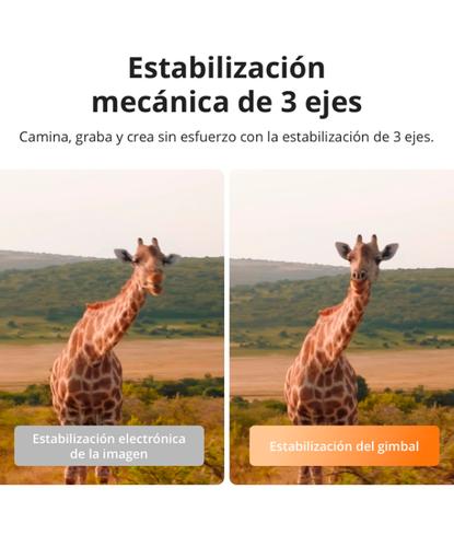 Cámara Osmo Pocket 4 DJI Combo Estándar, Cámara para Videovlogs de Bolsillo, 1