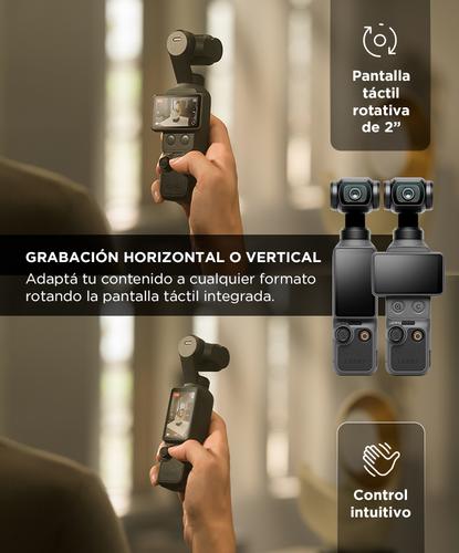 Camara DJI Osmo Pocket 4 Combo Estandar Estabilizacion 3 Ejes Pantalla 2 107GB MicroSD 1TB Autonomia 240min - 4