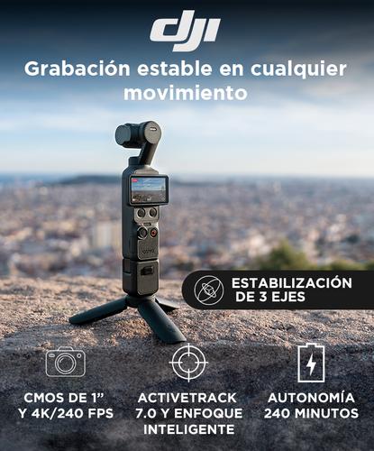 Camara DJI Osmo Pocket 4 Combo Creadores Estabilizacion 3 Ejes Pantalla 2 107GB MicroSD 1TB Autonomia 240min - 1