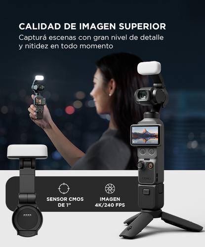 Camara DJI Osmo Pocket 4 Combo Creadores Estabilizacion 3 Ejes Pantalla 2 107GB MicroSD 1TB Autonomia 240min - 2