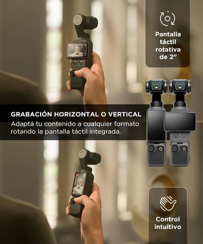 Camara DJI Osmo Pocket 4 Combo Creadores Estabilizacion 3 Ejes Pantalla 2 107GB MicroSD 1TB Autonomia 240min - 4
