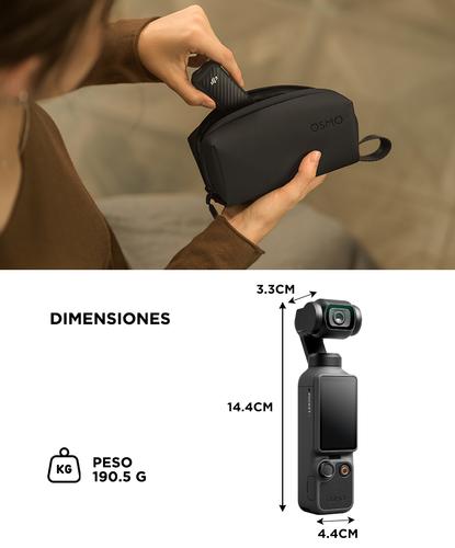 Camara DJI Osmo Pocket 4 Combo Creadores Estabilizacion 3 Ejes Pantalla 2 107GB MicroSD 1TB Autonomia 240min - 5