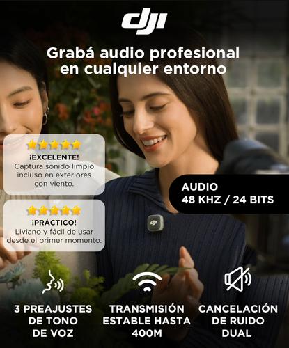 Micrófono Inalámbrico DJI Mic Mini 2 2 TX  1 RX  Estuche de Carga - 1