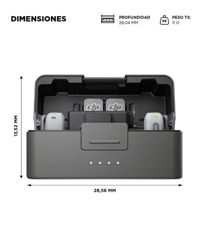Micrófono Inalámbrico DJI Mic Mini 2 2 TX  1 RX  Estuche de Carga - 5