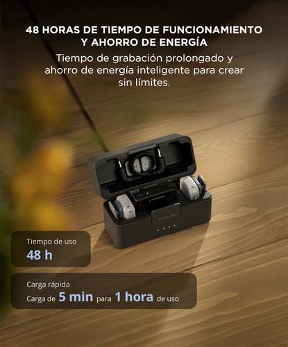 Micrófono Inalámbrico DJI Mic Mini 2 2 TX  1 RX Móvil  Estuche de Carga - 4