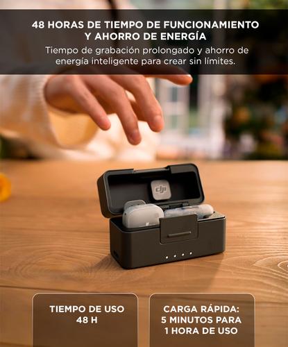 Micrófono Inalámbrico DJI Mic Mini 2 (1 TX + 1 Receptor para Celular + Estuche de Carga) - 4
