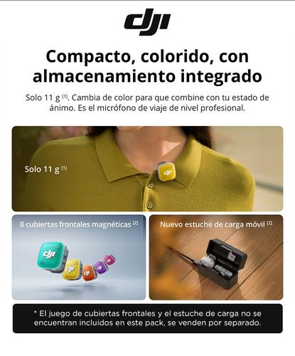 Microfono Inalambrico DJI Mic Mini 2 1 Tx 1 Rx Bluetooth 53 Autonomia Hasta 115 Horas Ultraliviano - 1