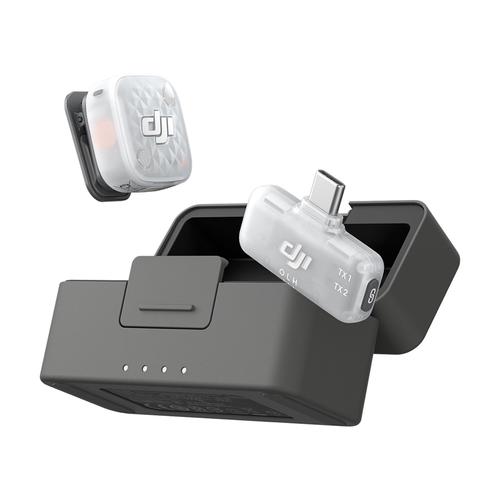 Mic Mini 2S DJI (1 TX + 1 RX Móvil Para Celulares USB-C + Estuche De Carga), Cancelación De Ruido Con IA - 0