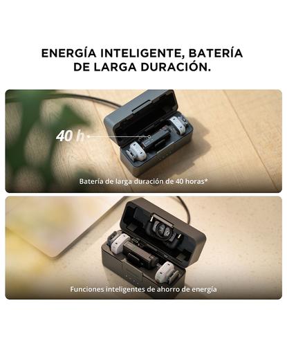 Mic Mini 2S DJI (1 TX + 1 RX Móvil Para Celulares USB-C + Estuche De Carga), Cancelación De Ruido Con IA - 4