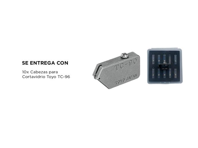 Repuesto Cabeza Cortavidrio Toyo Tc-90 x10 unidades - 4