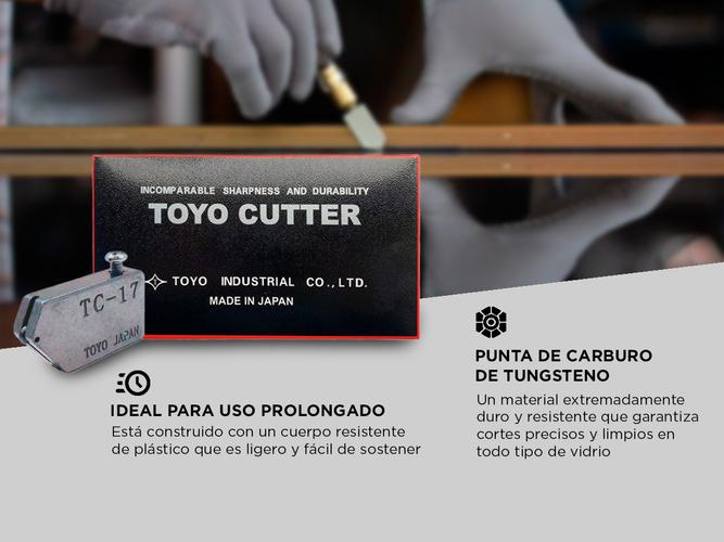 Repuesto Cabeza Cortavidrio Toyo Tc-17 x10 unidades - 2