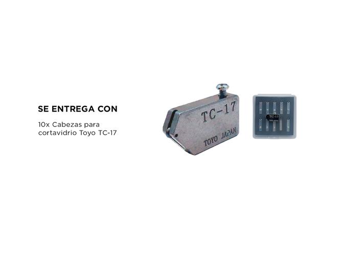 Repuesto Cabeza Cortavidrio Toyo Tc-17 x10 unidades - 4