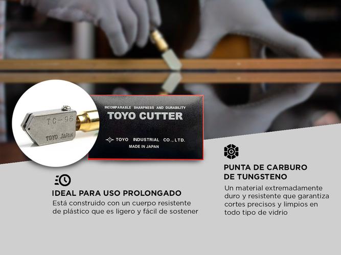 Repuesto Cabeza Cortavidrio Toyo Tc-96 x10 unidades - 2