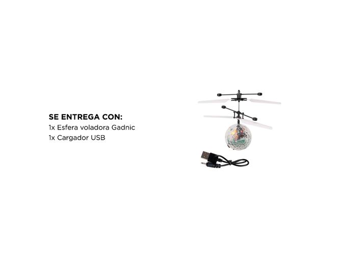 Esfera Voladora Gadnic Helicóptero Con Luces LED - 5