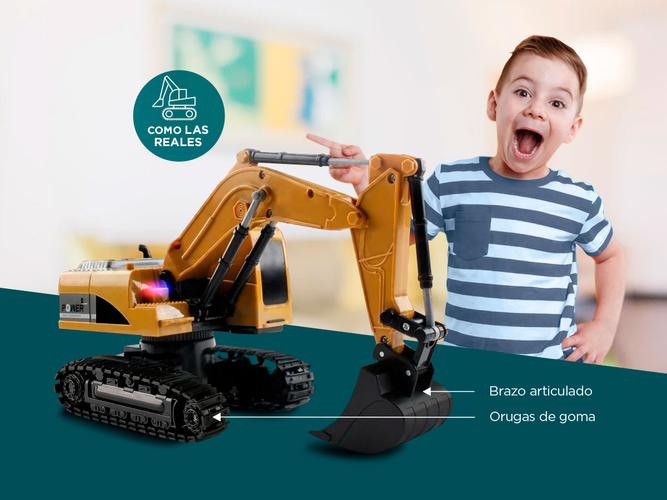Auto Radio Control Gadnic Excavadora Pala Mecánica  Outlet - 3