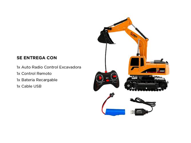 Auto Radio Control Gadnic Excavadora Pala Mecánica  - 5