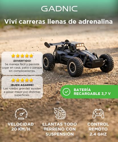 Auto A Control Remoto Gadnic 4x4 Batería Recargable Ruedas Todo Terreno Con Suspensión - 1