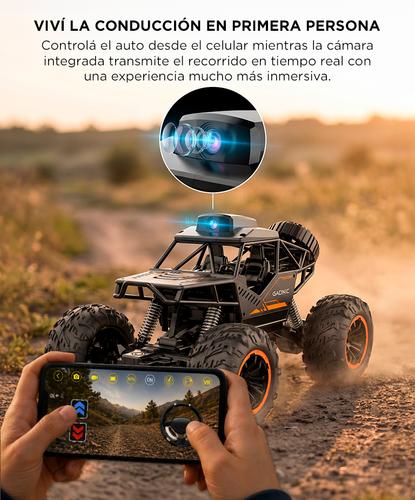 Auto Con Cámara HD Gadnic 4x4 A Control Remoto Y Conexión Celular - 2