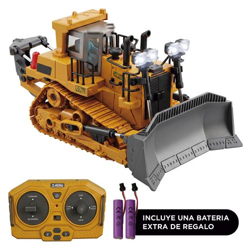 Bulldozer Gadnic Excavadora Pala Móvil Con Control Remoto Luces Y Sonido Camión Vehículo Juguete Para Niños - 0