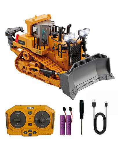 Bulldozer Gadnic Excavadora Pala Móvil Con Control Remoto Luces Y Sonido Camión Vehículo Juguete Para Niños - 6