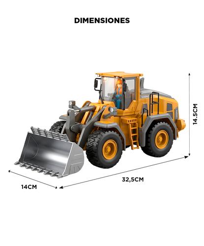 Bulldozer Camión Con Pala Excavadora Gadnic Control Remoto Con Luces Y Sonido Para Niños - 5