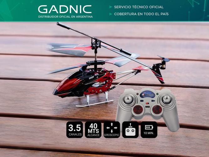 Helicóptero a Control Remoto Gadnic S929 Crash Metal 35 CH Súper Resistente - 1