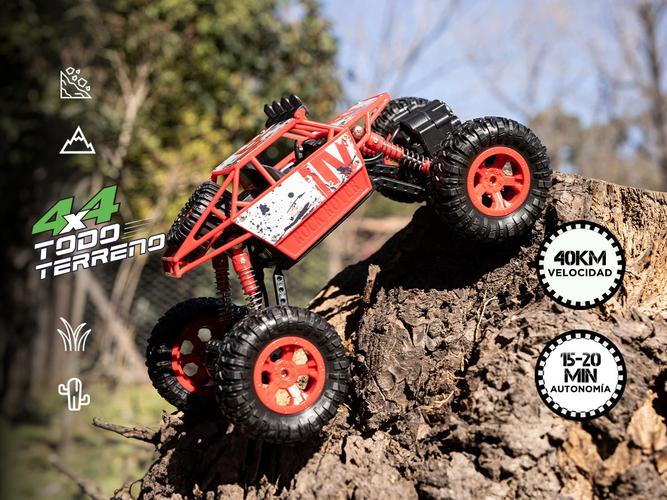 Auto a Control Remoto Gadnic Camioneta 4x4 40kmh 118 50mt Alcance Suspensión Outlet - 2