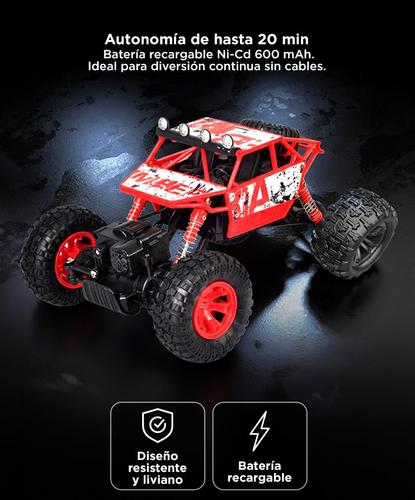 Auto a Control Remoto Gadnic Camioneta 4x4 40kmh 118 50mt Alcance Suspensión - 3