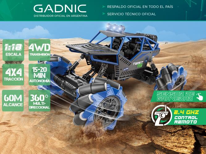 Auto a Control Remoto Gadnic Twist 15 Camioneta Monster Truck 4X4 - 1