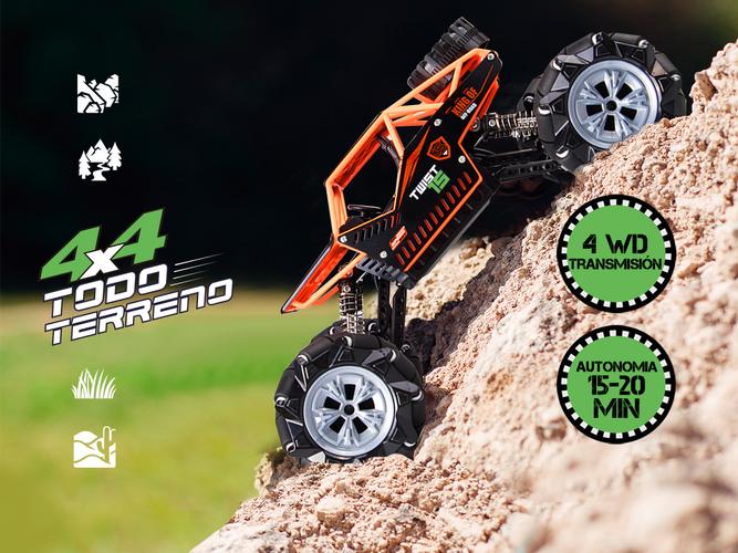 Auto a Control Remoto Gadnic Twist 15 Camioneta Monster Truck 4X4 - 2