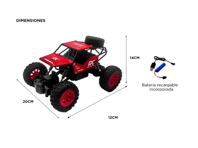 Auto A Control Remoto Gadnic 2WD18 4x2 Todo Terreno 15km/h 30mt - 5