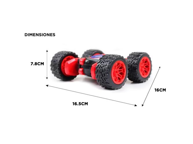Auto Radio Control Gadnic Monster Todo Terreno Ruedas Gira 360  Usado - 5