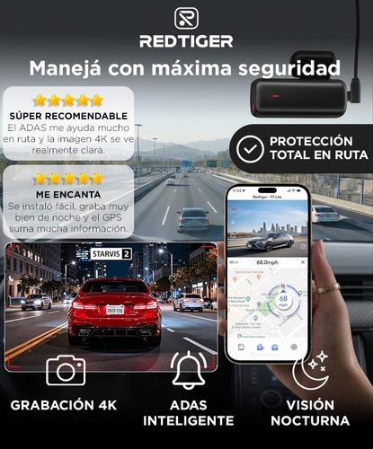 Dashcam RedTiger F9 Lite 4K ADAS GPS Visión nocturna Cámara de Tablero Frontal  - 1