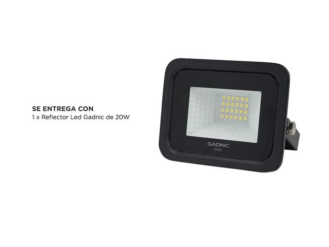 Reflector Led Blanco 20W Exteriores/Interiores - 5