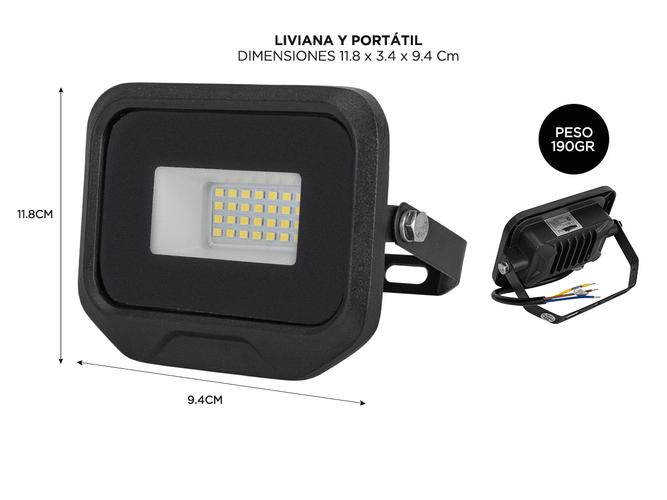 Reflector Led Blanco 30W ExterioresInteriores - 4